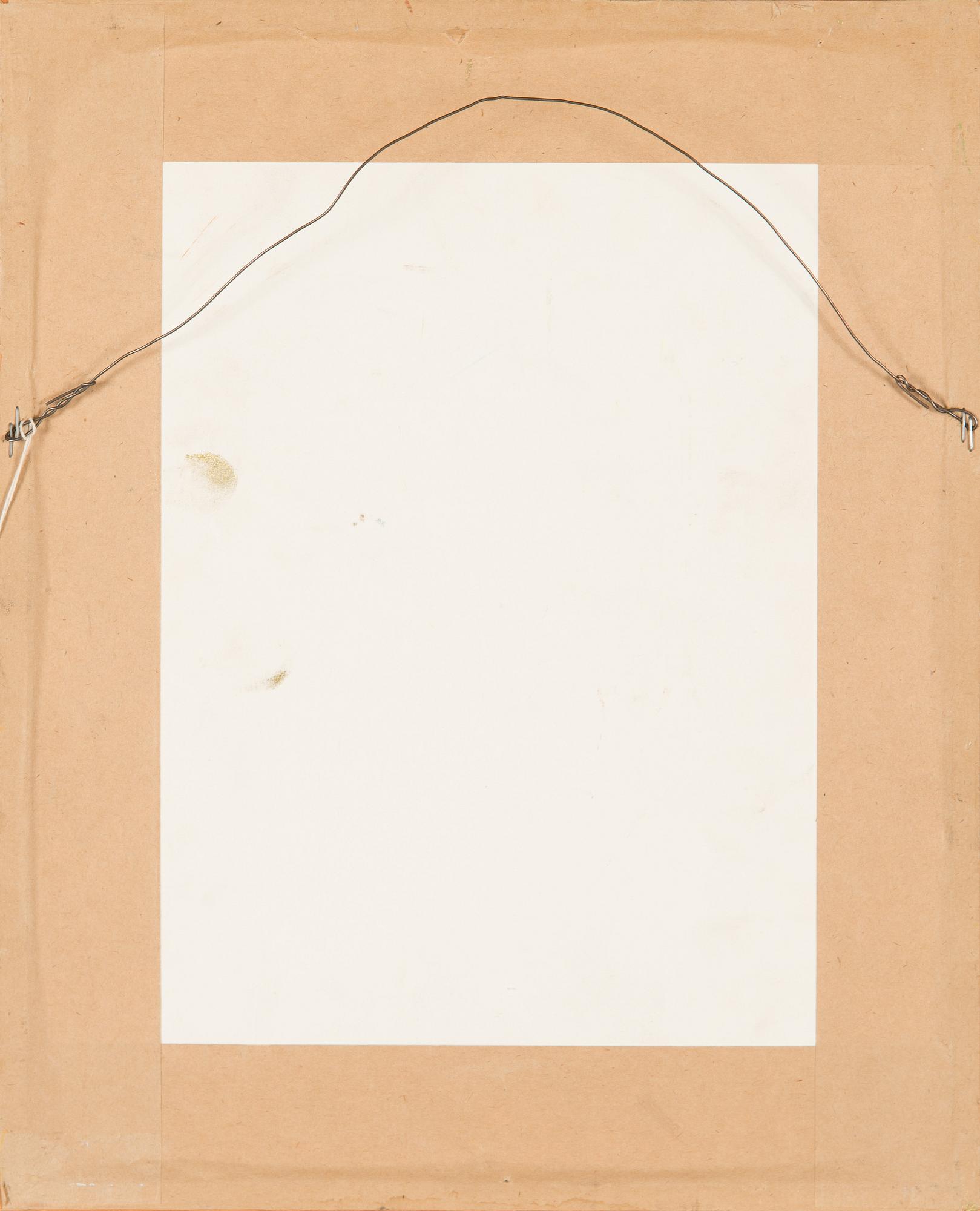 Olli Lyytikäinen, tusch, signerad och daterad 1985.