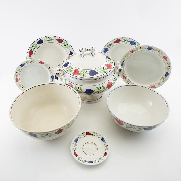 Service pieces 20 pcs "Allmoge" Gustavsberg first half of the 20th century porcelain.