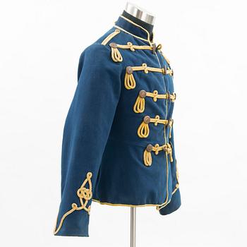 An Imperial Prussian Hussar attila tunic, circa 1900.