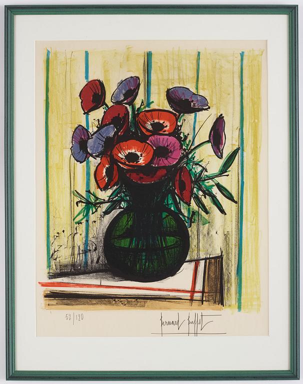 Bernard Buffet, 'Les anémones'.