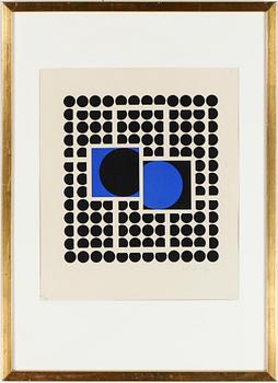 Victor Vasarely · VICTOR VASARELY, litografi, signerad samt numrerad 107/138