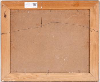 HUGO ÖFVERSTRÖM, olja på pannå, signerad.