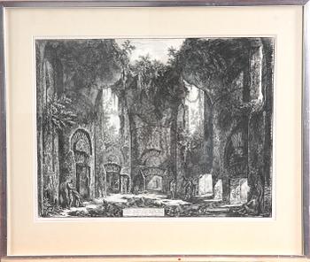 Giovanni Battista Piranesi · GIOVANNI BATTISTA PIRANESI, etsning, 1800-tal.