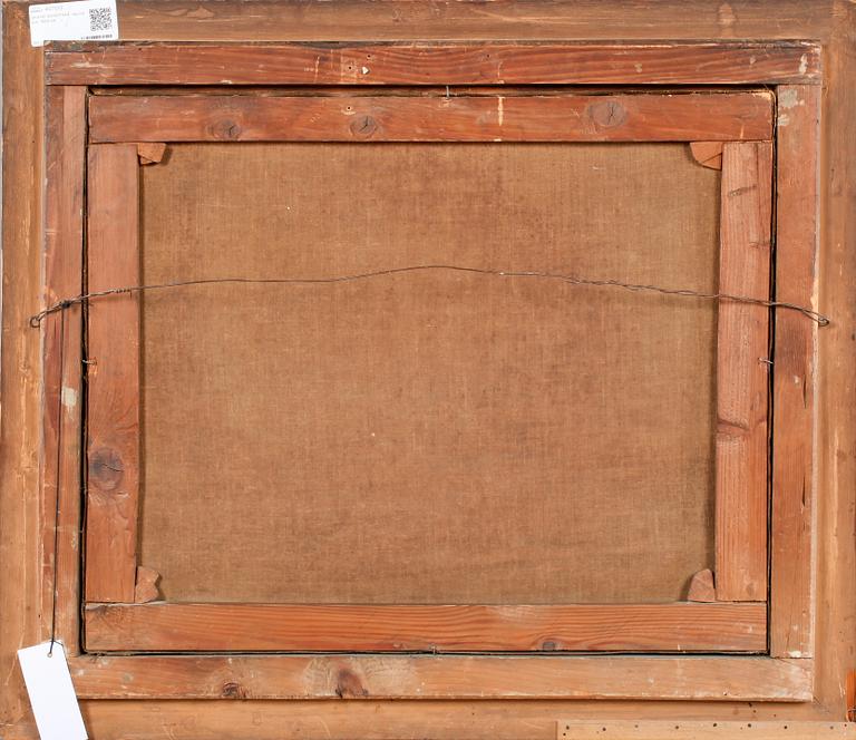 OKÄND KONSTNÄR, olja på duk, 1800-tal.