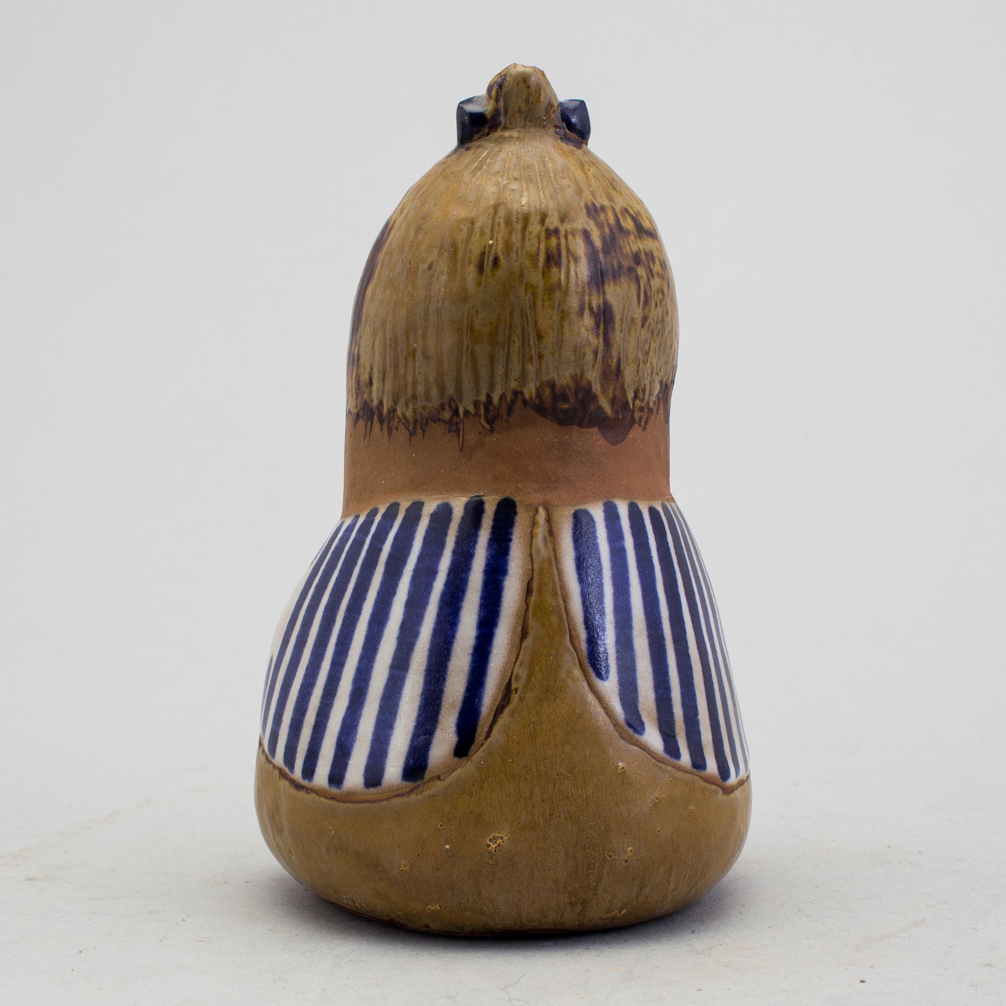 LISA LARSON, figurin, stengods, "Johanna", Gustavsberg 1962-80.