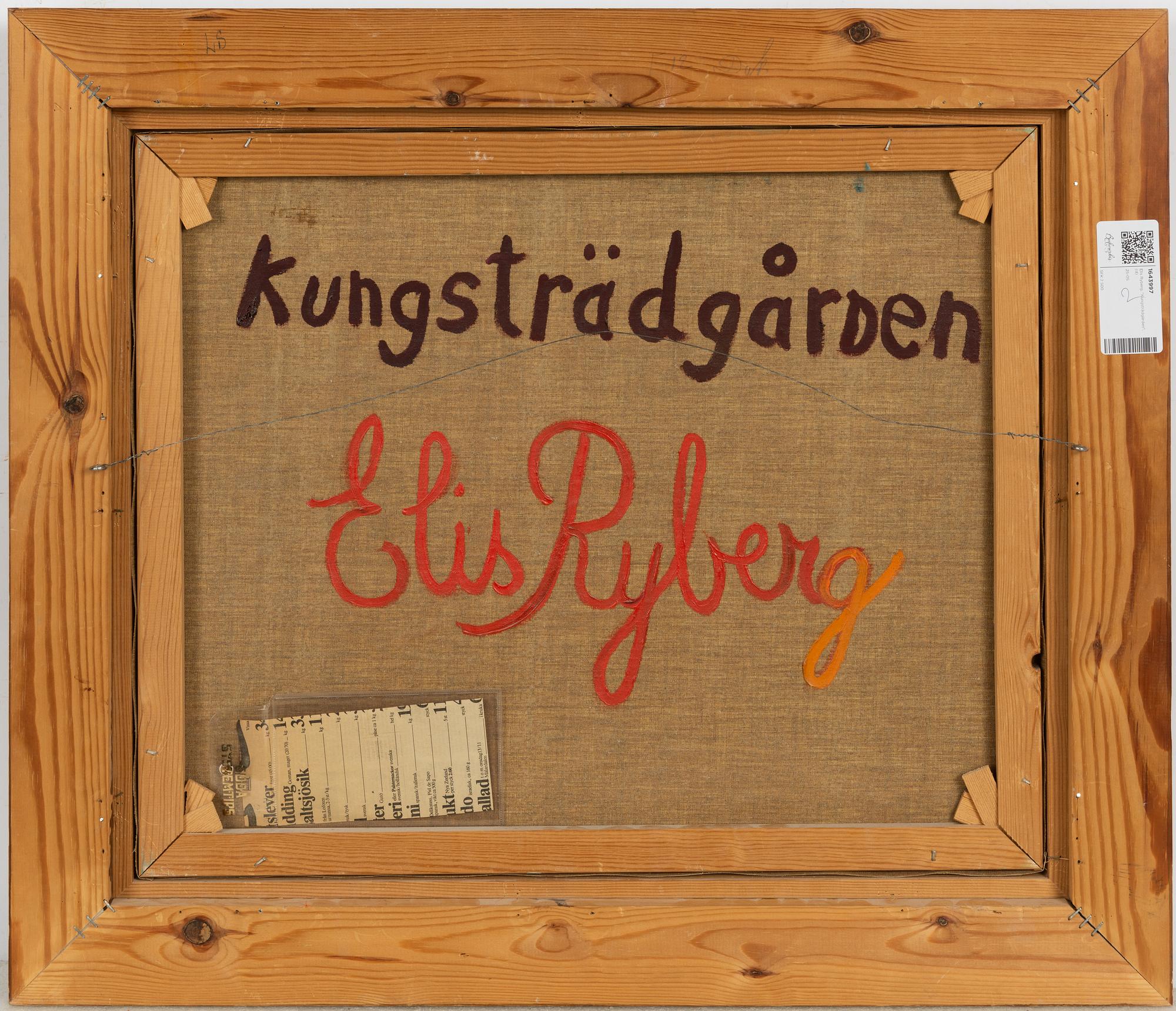 Elis Ryberg, "Kungsträdgården".