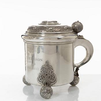 Tankard, silver, GAB, Stockholm, 1919.