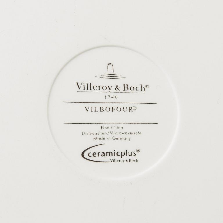 A 88 piece dinner service 'Vieux Luxembourg' and 'Vilbofour', by Villeroy & Boch.