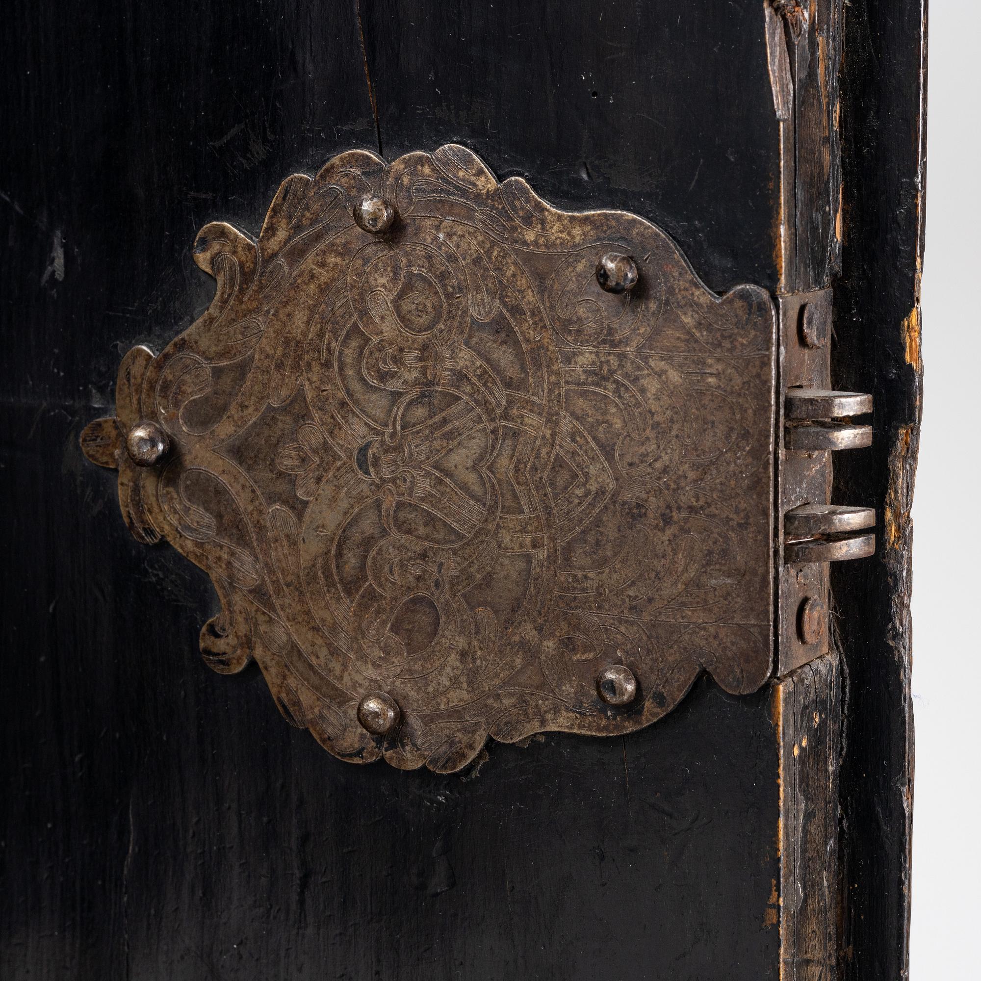 A Baroque cabinet, 18th Century.