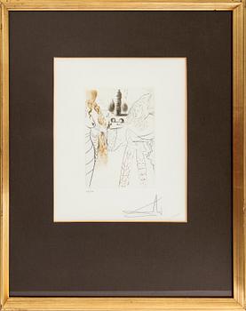 Salvador Dalí, "La femme adultere" ur "Le Décameron".