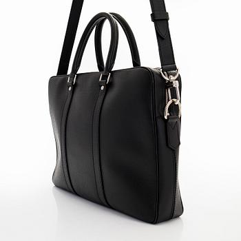Louis Vuitton, a Taiga leather 'Porte-Documents Voyage' briefcase/bag.