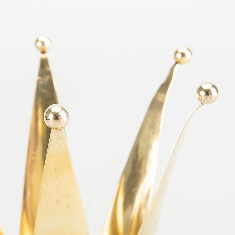 A Swedish 20th century gilded silver crown mark of K&E Karlsson Göteborg 1941, weight ca 43 gr.