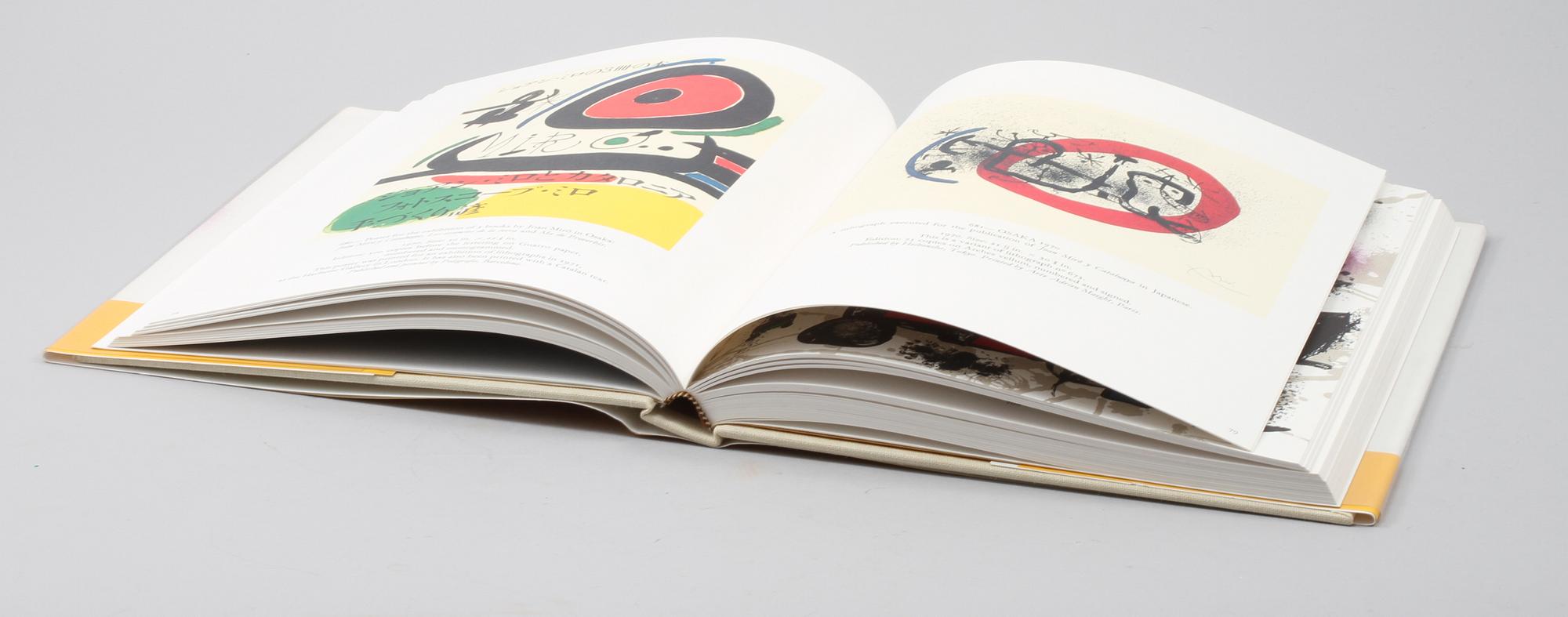 BOK," Joan Miró Lithographe IV 1969-1972", Nicolas and Elena Calas, Maeght Éditeur, Paris 1981, numrerad 1522/4000.