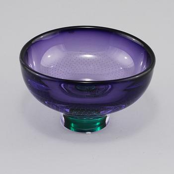 SKÅL, glas, Göran Wärff, Kosta Boda, sent 1900-tal.