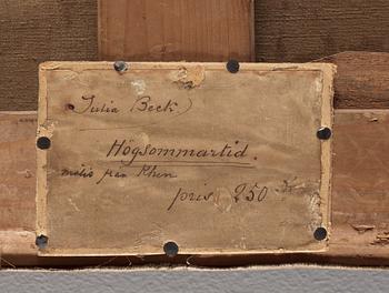 Julia Beck, "Högsommartid. Motiv från Rehn"/ "Motiv från Rehntrakten".