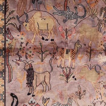 Matta, ull, Pakistan, signerad, ca 225 x 144 cm.