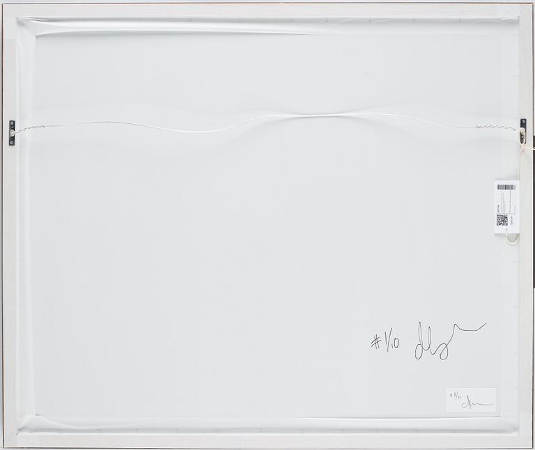 Magnus Wennman, pigment print, signerad och numrerad 1/10 på etikett a tergo.
