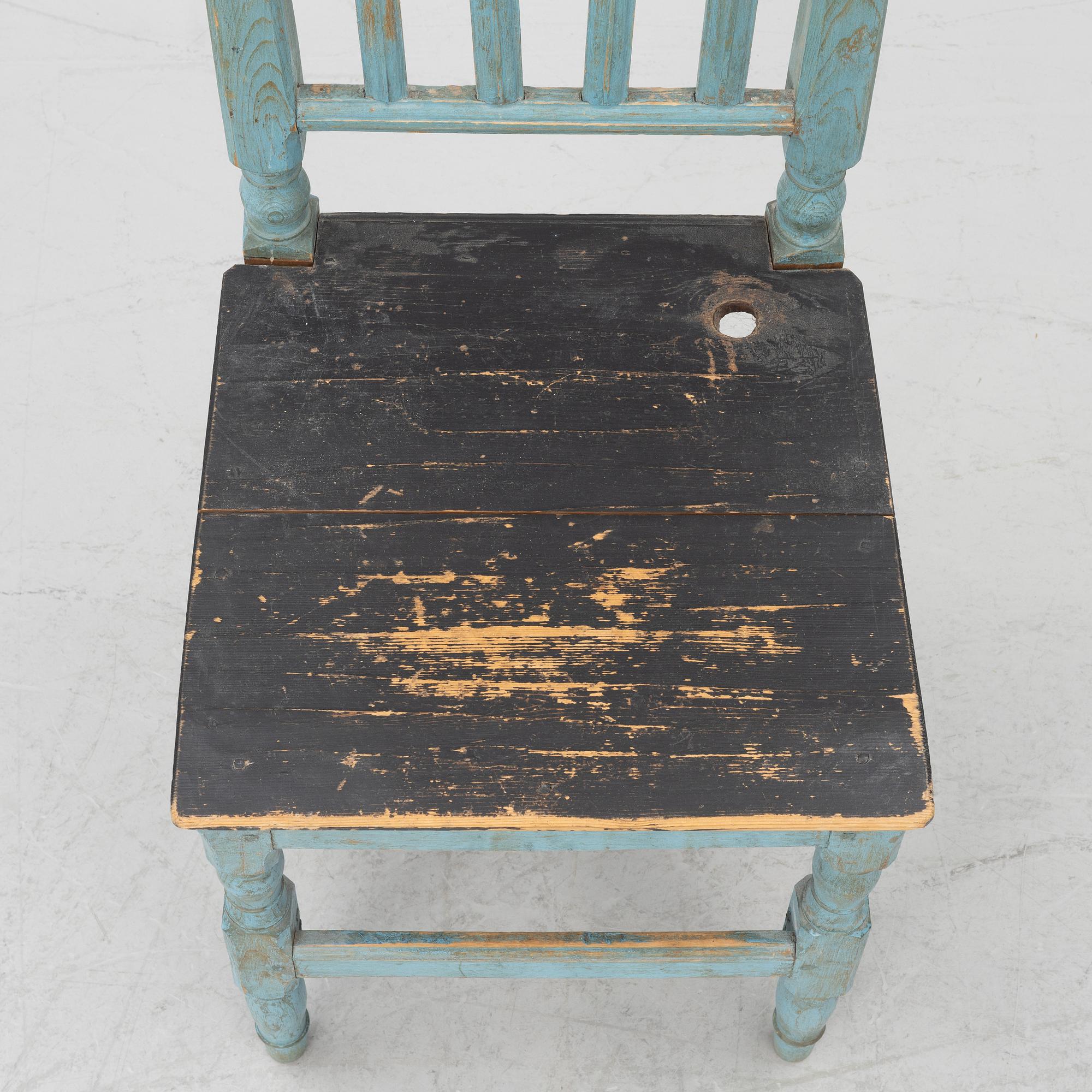 A pair of chairs, 19th Century.