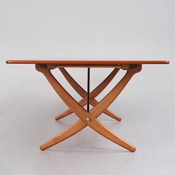 Hans J. Wegner, an 'AT-314' dinner table with flaps, Andreas Tuck, Denmark 1950-60s.