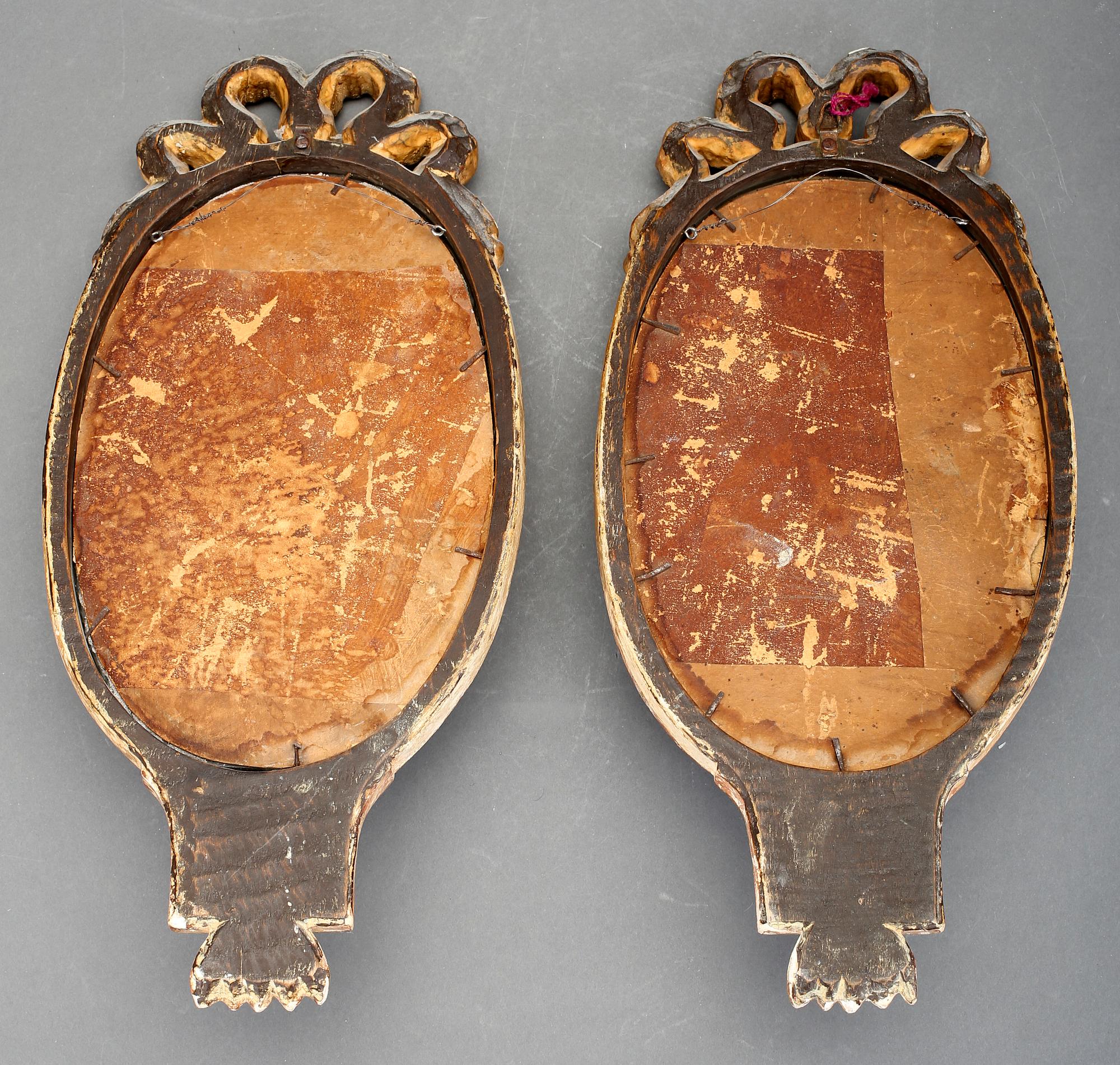 SPEGELLAMPETTER, ett par, Louis XVI-stil, 1800/1900-tal.