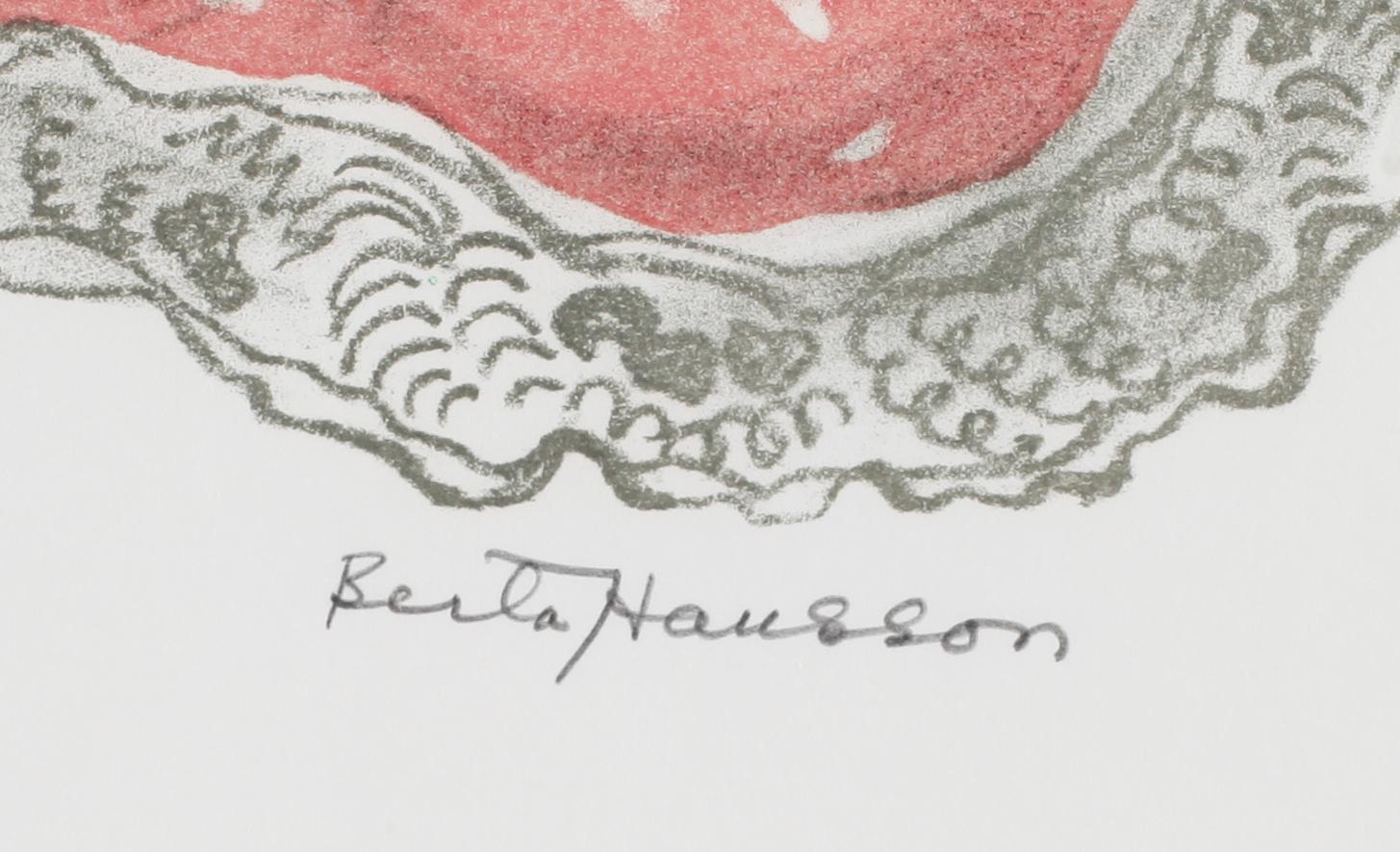 BERTA HANSSON, färglitografi, signerad, numrerad 53/260.