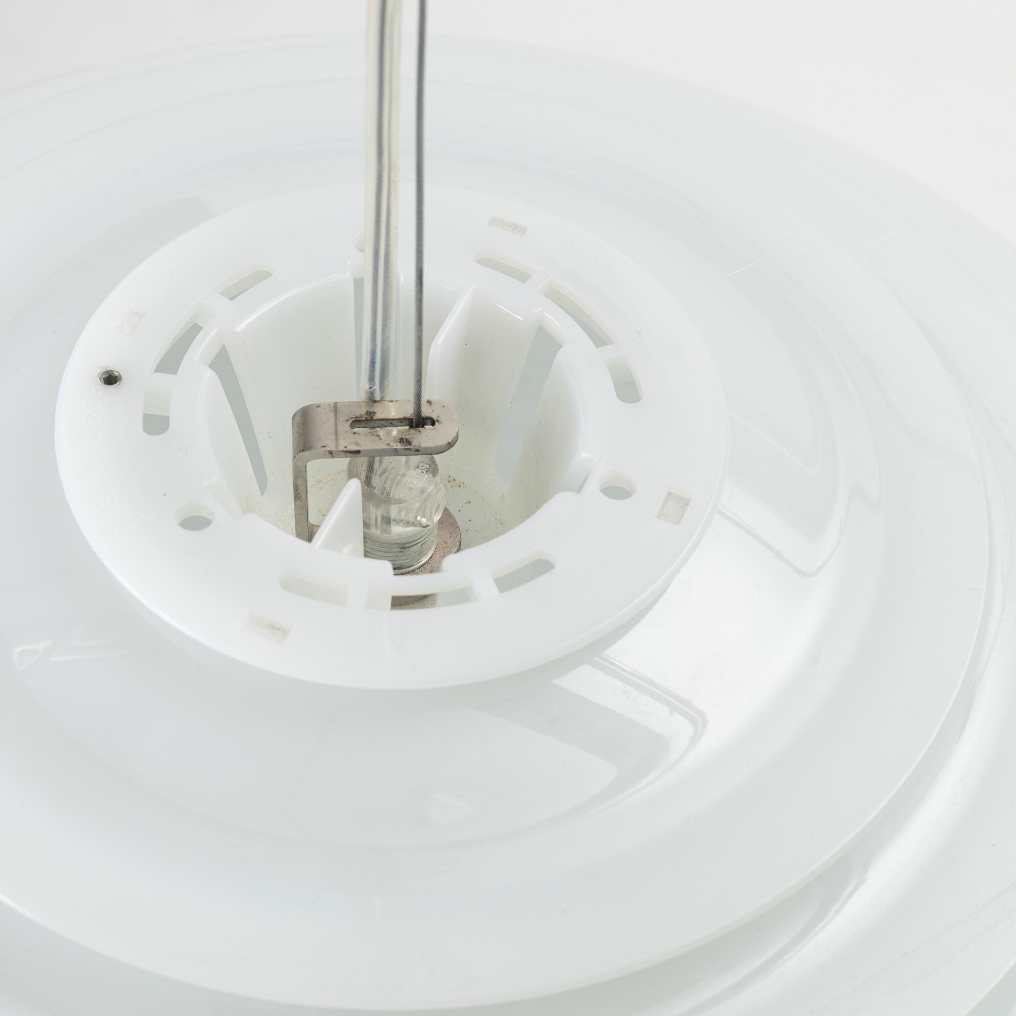 Dante Donegani & Giovanni Lauda, a pair of 'Flow' ceiling lamps, Rotaliana, Italy.