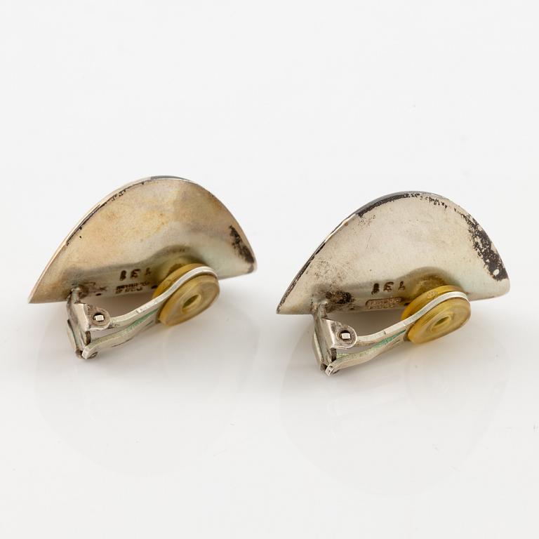 Georg Jensen, earrings, a pair, silver,