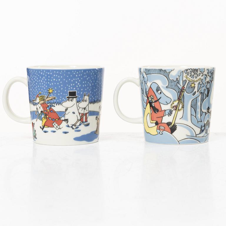 Arabia, two Moomin mugs, Finland, 1999-2005.