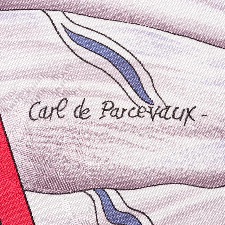Hermès, scarf, "Christophe Colomb Découvre l'Amerique".