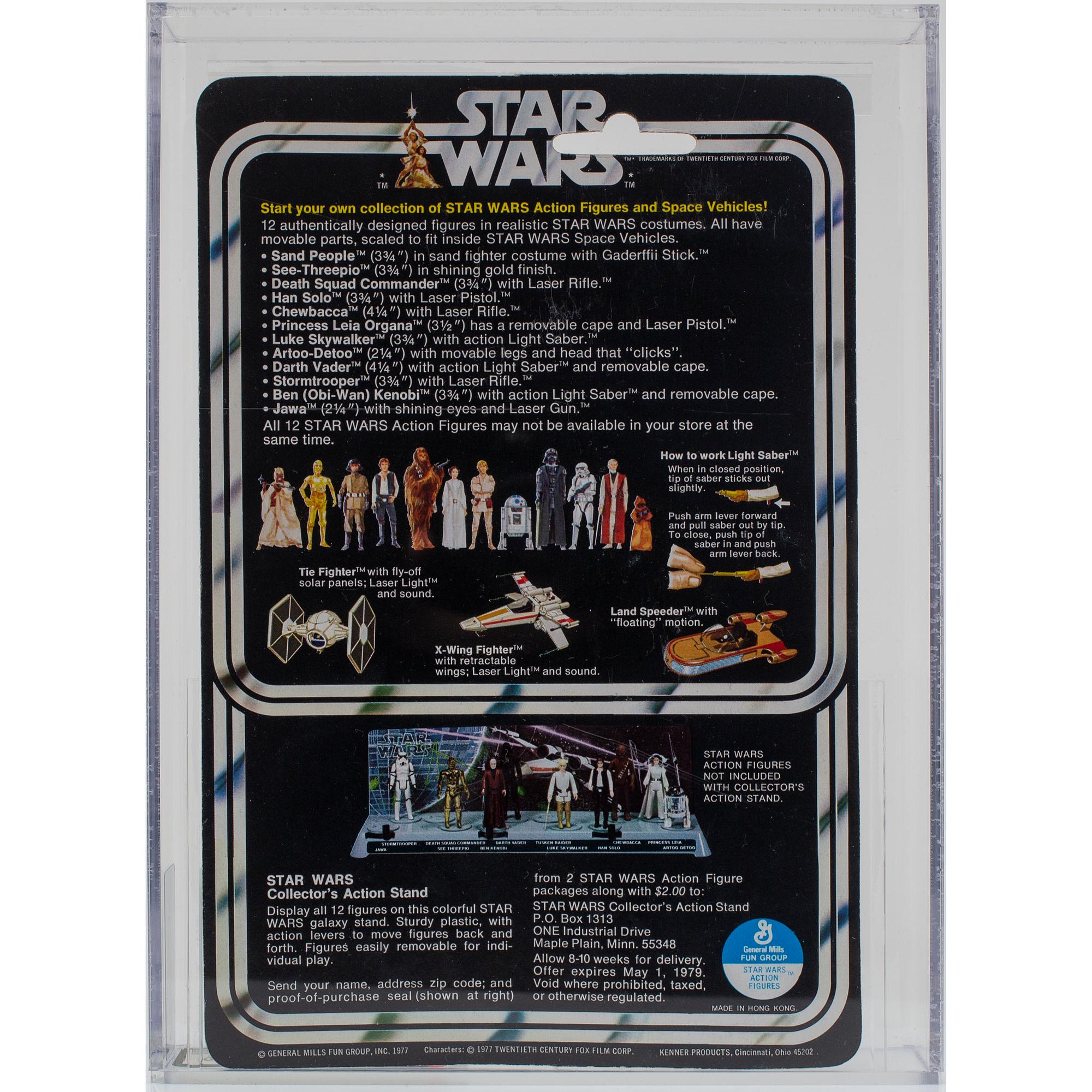 STAR WARS, Stormtrooper, 12 back-a, AFA 80 NM, Kenner 1978.