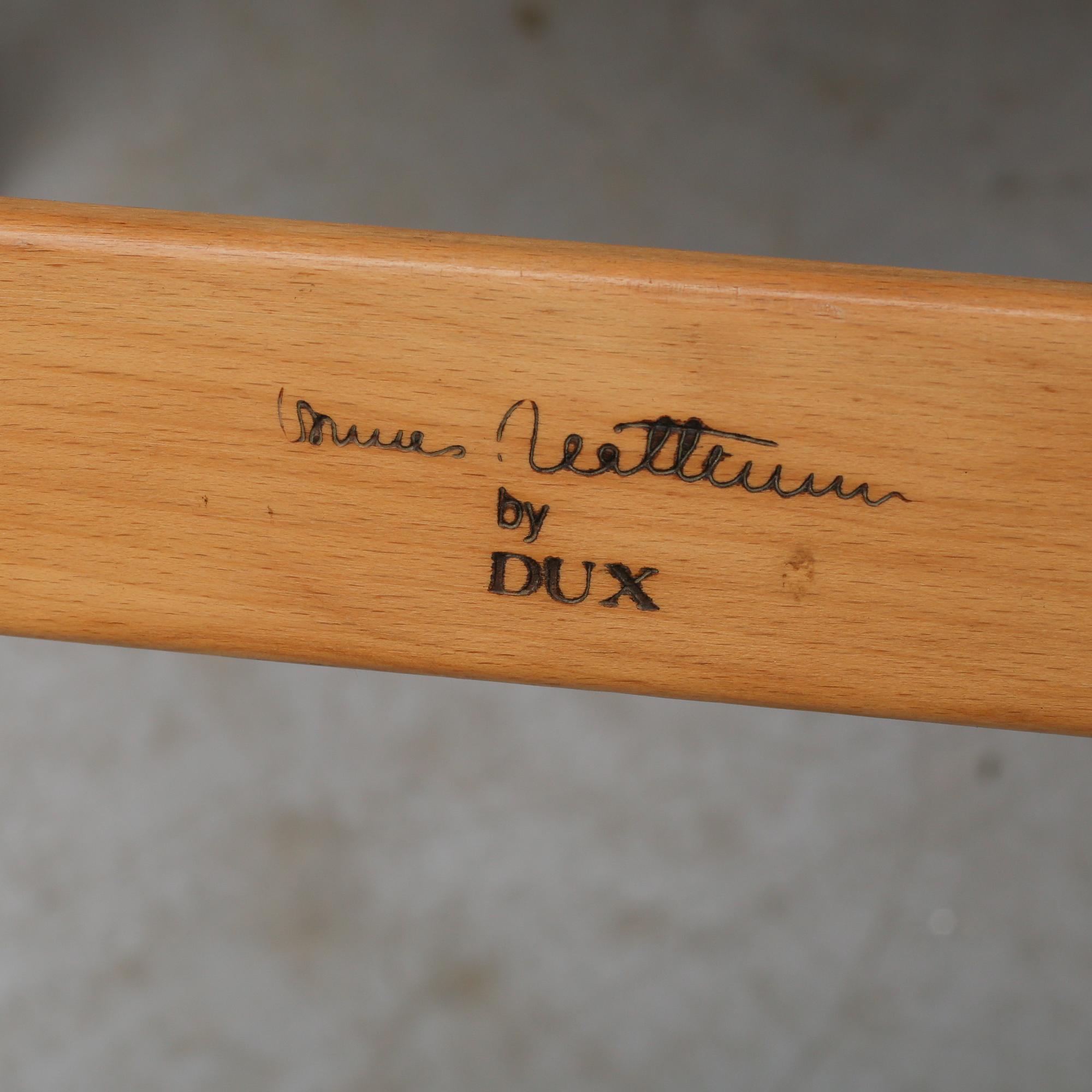 FÅTÖLJ, "Eva", Bruno Mathsson, DUX, 1900-talets andra hälft.