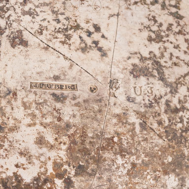 Magnus Fryberg, sockerskrin, silver, Jönköping, 1826.