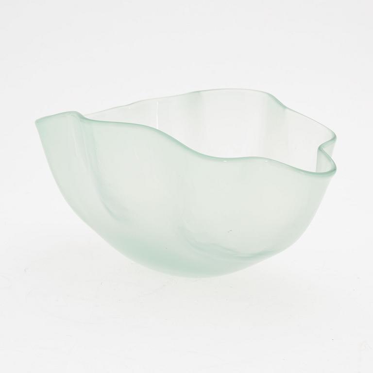 Sven Palmqvist, a signed 'Kantara' glass bowl, Orrefors.