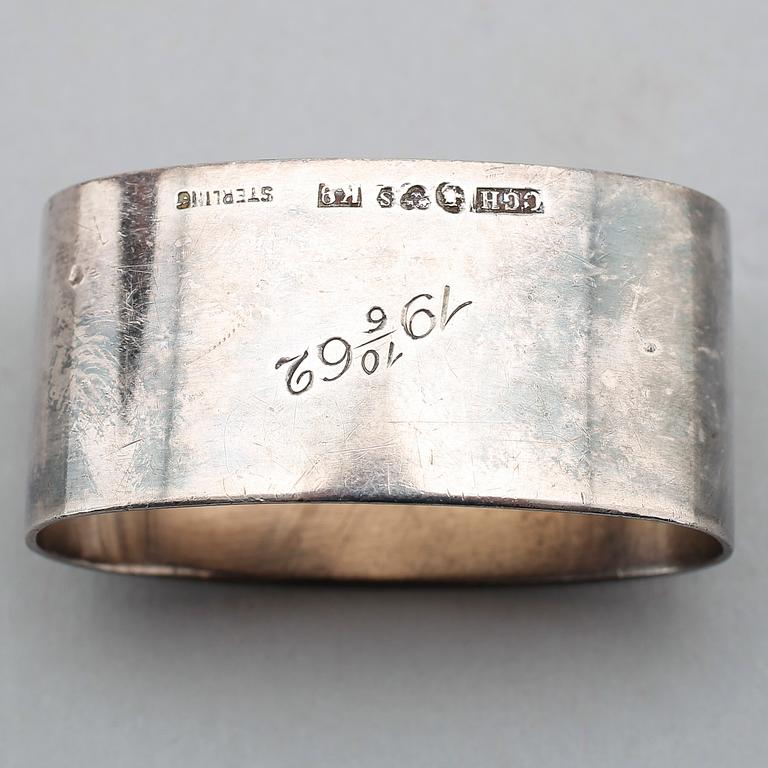 SILVERFÖREMÅL, 5 delar, norsk och svenska stämplar, 1900-tal. Vikt ca 140 gram.