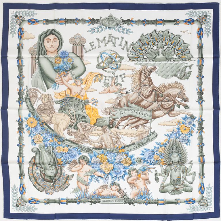Hermès, scarf, "Le Matin Neuf".