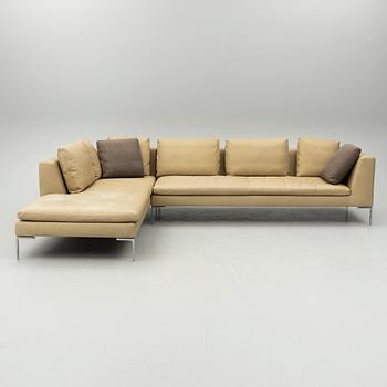 Antonio Citterio, hörnsoffa, 2 delar,"Charles", B&B Italia Maxalto.