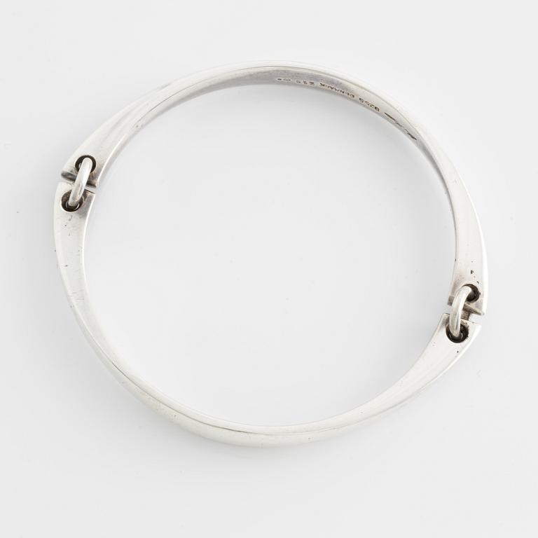 Hans Hansen, bangle, sterling silver.