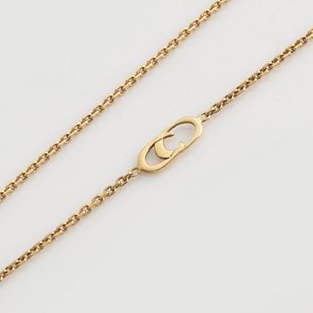 Chimento, pendant with chain, gold with citrine and brilliant-cut diamonds.