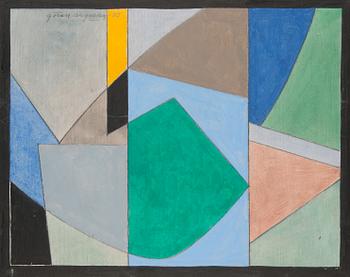 Göran Augustson, gouache, signerad och daterad -97.