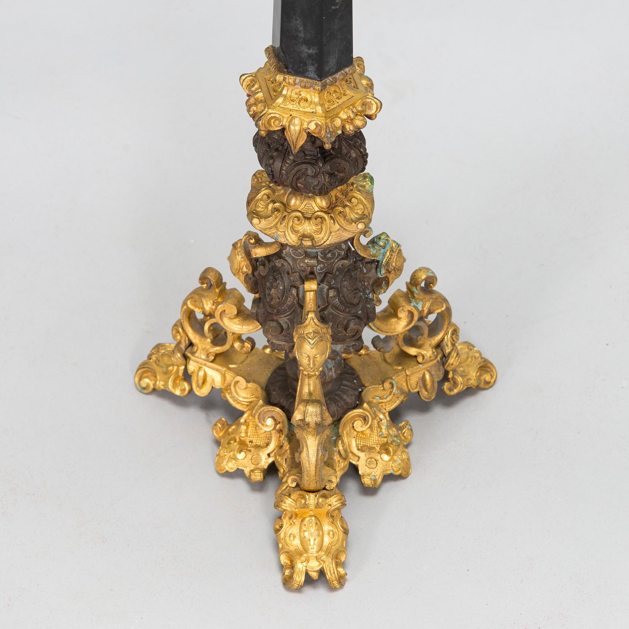 Candelabra, Empire style, second half of the 19th century, France.