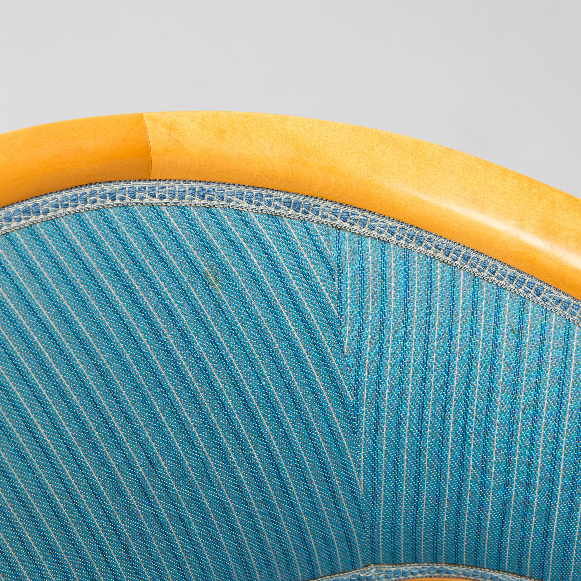 Carl Malmsten, an "Erik Gustaf" armchair, later part of the 20th century.