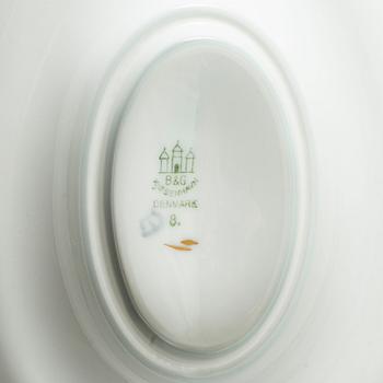 A part 'Blå Måsen' dinner and coffee porcelain service, from Bing & Gröndahl, Denmark, second half of the 20th Century.