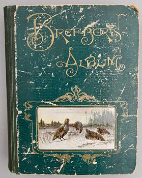 BREFKORTSALBUM, omkring år 1900.
