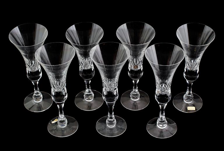 CHAMPAGNEGLAS, 7 st, "Prince", Göran Wärff, Kosta.