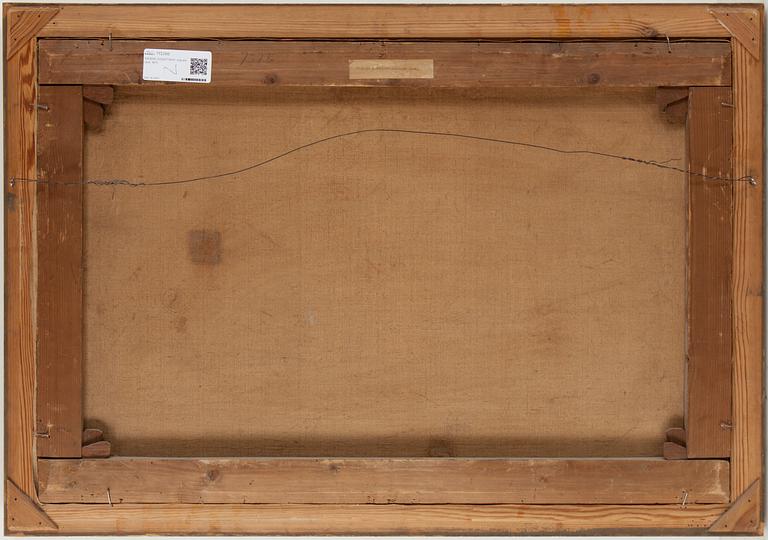 OKÄND KONSTNÄR 1800-TAL, Olja på duk, daterad 1871.