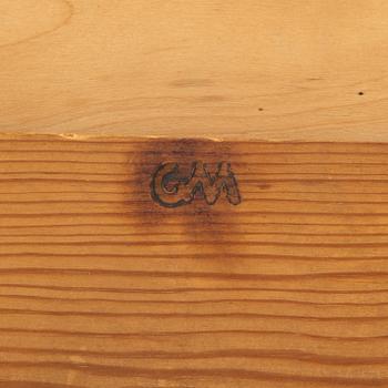 Carl Malmsten, a 'Fryklund' pine desk.