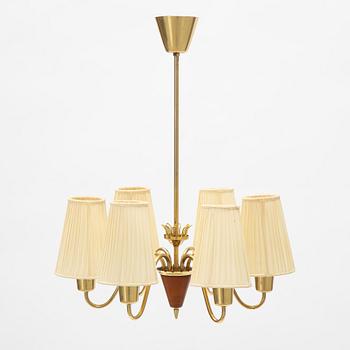 A Swedish Modern ceiling lamp, 1940's/50's.