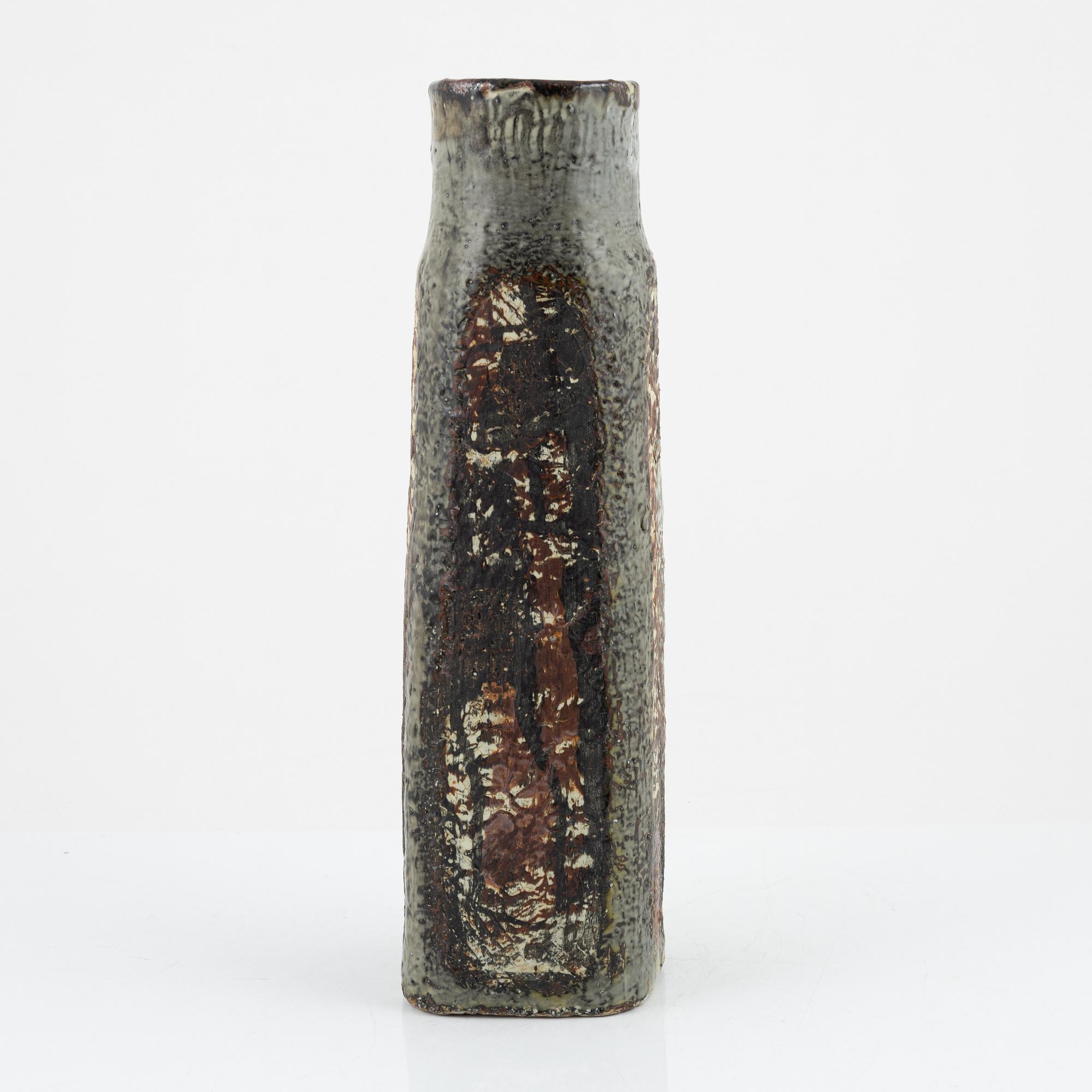 Carl-Harry Stålhane, a unique stoneware vase, Rörstrand, Sweden.