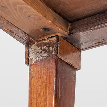 A gustavian style sewing table, 19th Century.