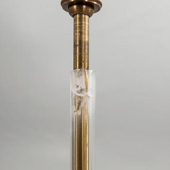 Carl Fagerlund, Ceiling lamp, Orrefors, mid-20th century.